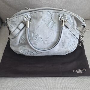Vintage Coach Madison Embellished Sophia Leather Satchel.